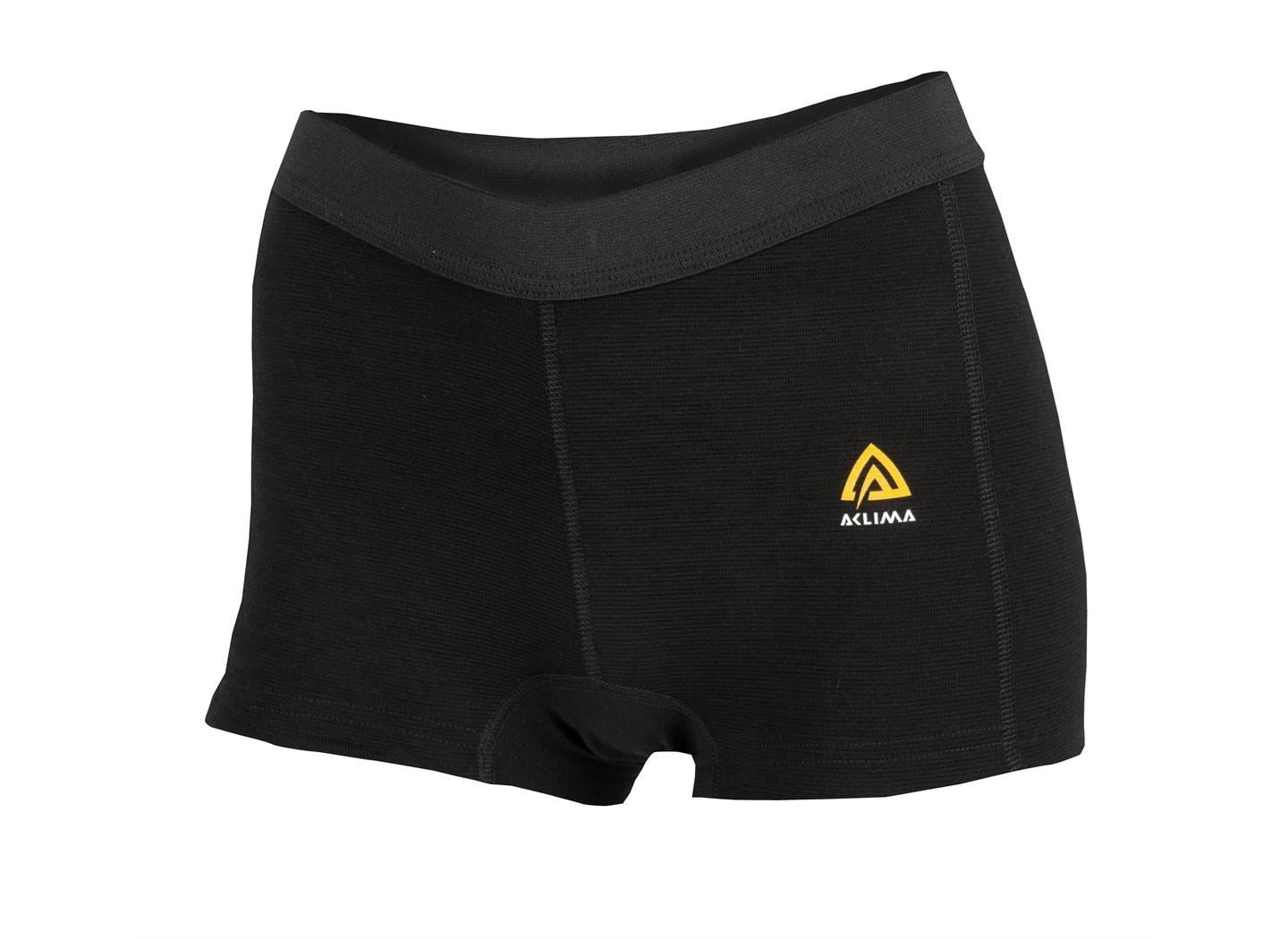 Aclima Warmwool BOXER SHORTS WOMAN Black