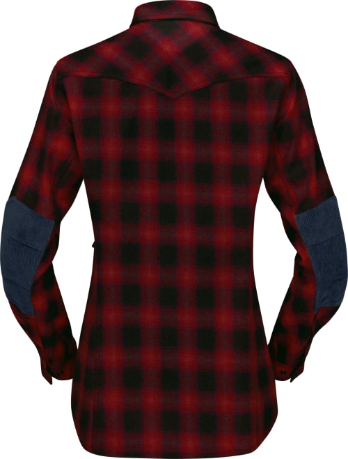 Norrøna Tamok Wool Shirt (W) Tawny Port (Utgått)