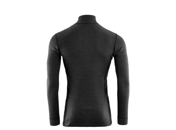 Aclima Warmwool Mock Neck Man Marengo/Jet Black