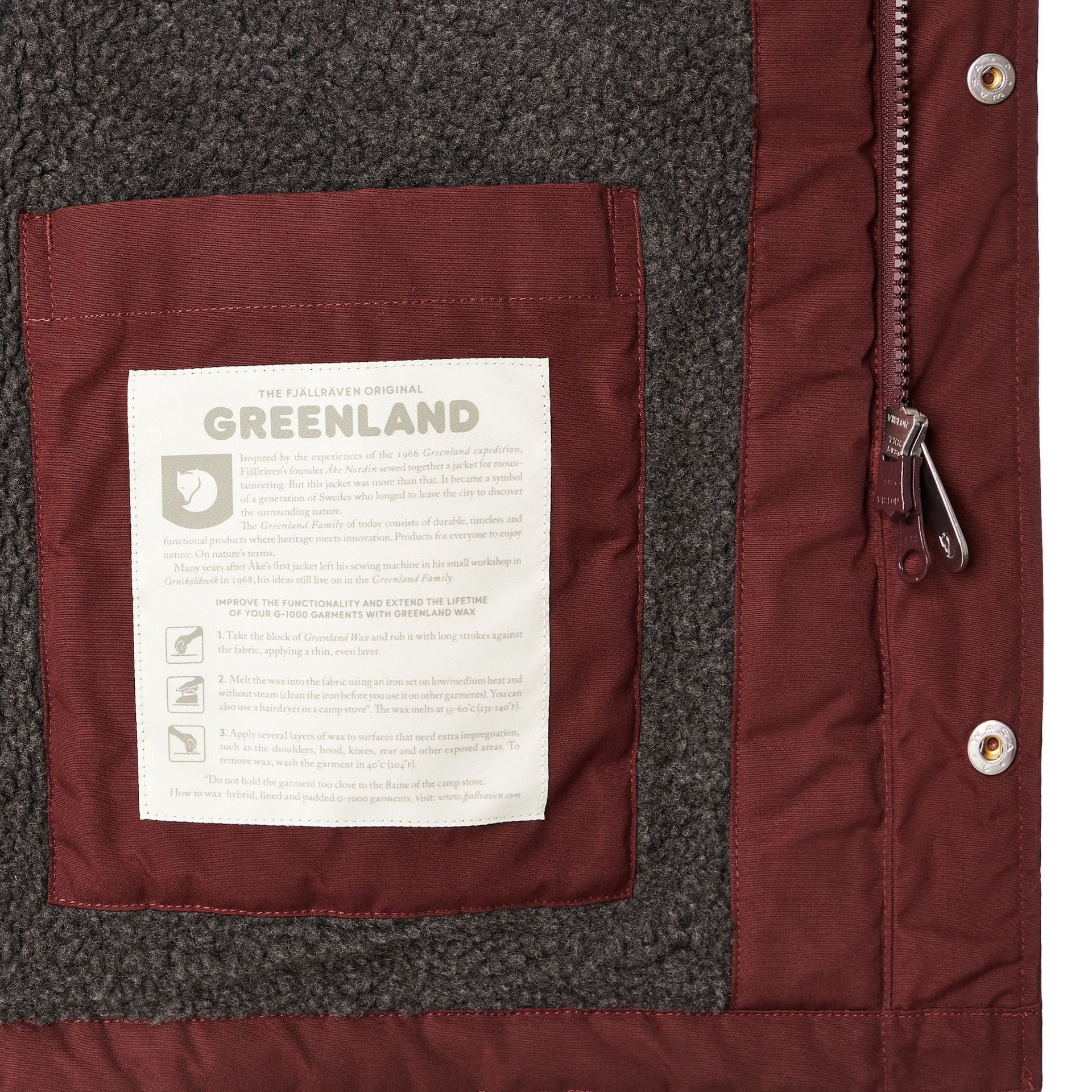 Fjällräven Greenland Winter Parka W Maroon