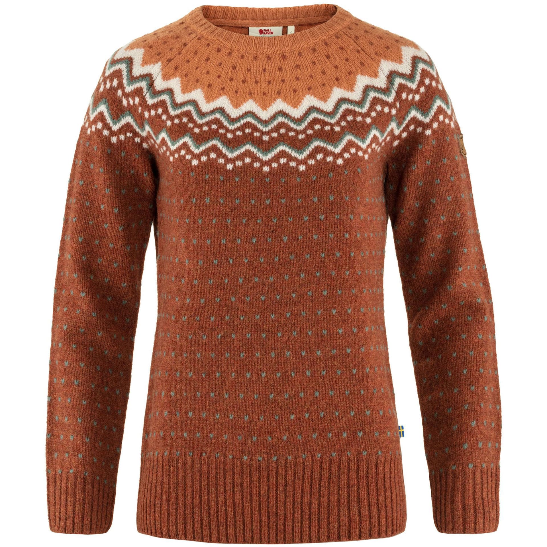 Fjällräven Övik Knit Sweater W. Autumn Leaf - Desert Brown