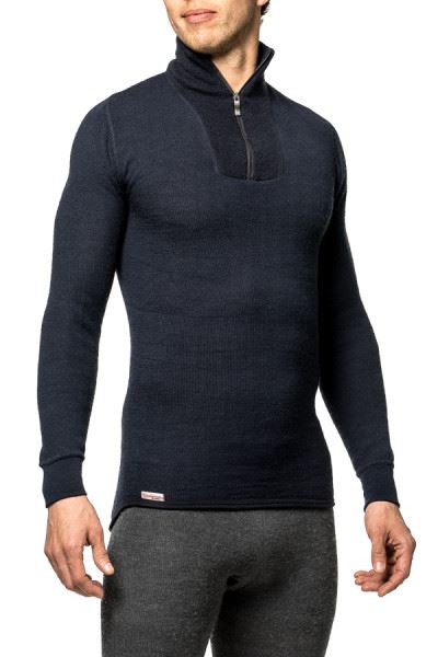 Woolpower Zip Turtleneck 200 gr BLACK