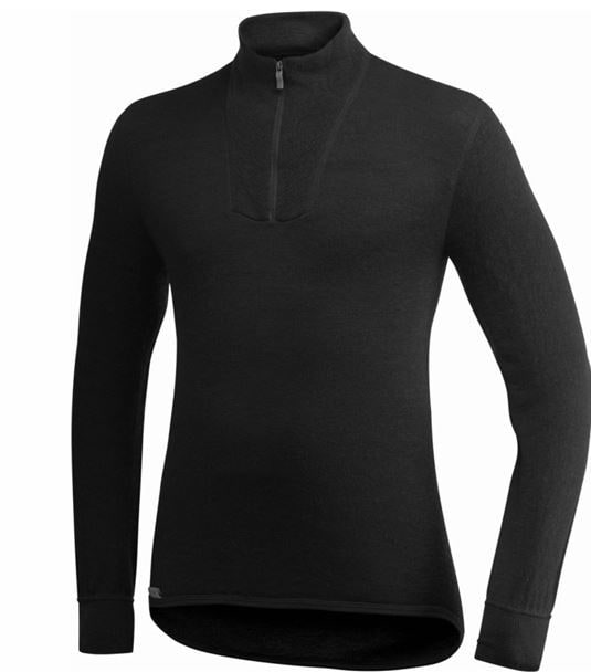 Woolpower Zip Turtleneck 200 gr BLACK