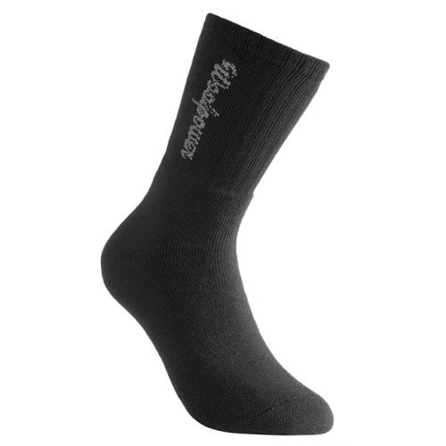 Woolpower Socks Logo 400 gr BLACK