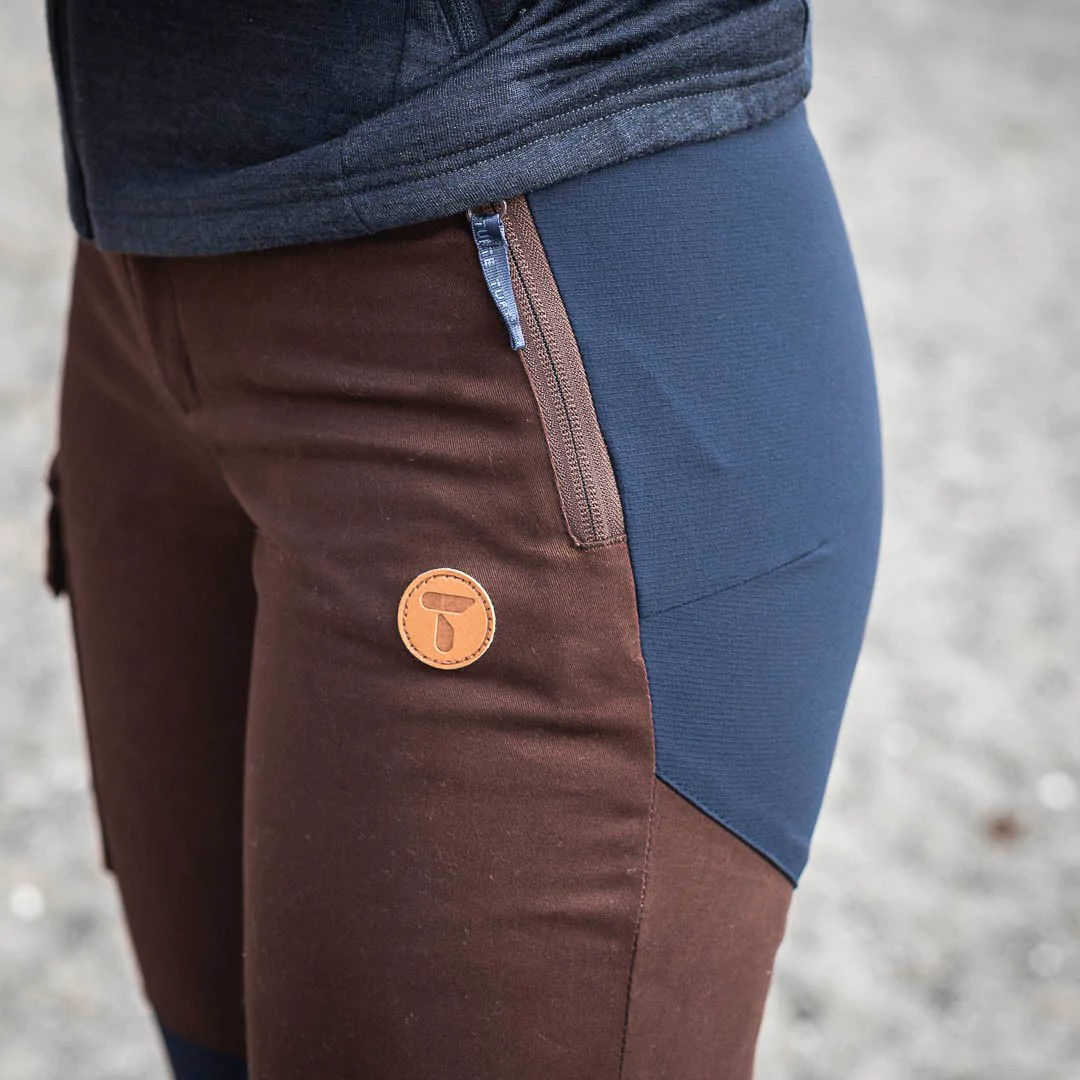 Tufte W Hazel Hiking Pants Rosewood