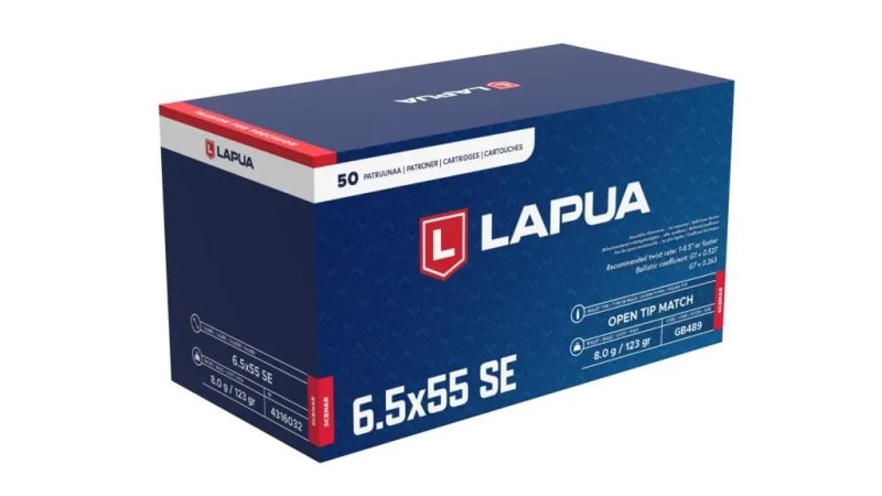 Lapua 6,5x55 8,0g 123grs Scenar 830m/s