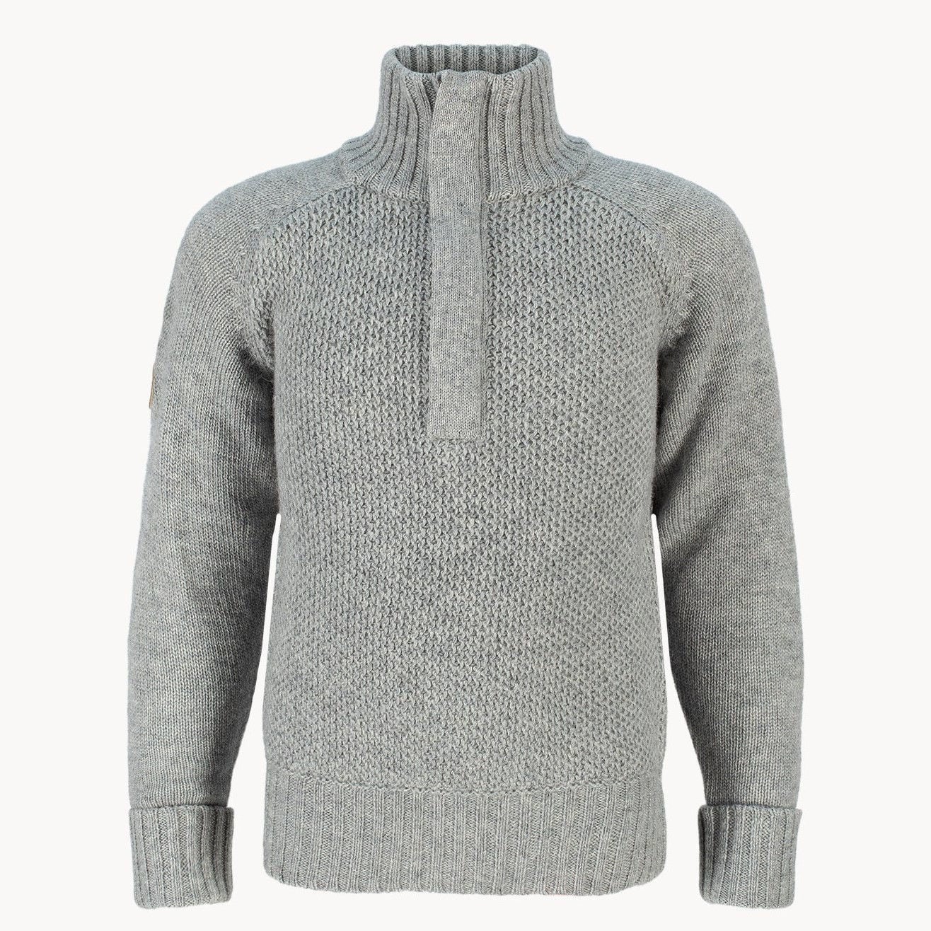 Tufte Kids Robin Half Zip Mid Grey Melange