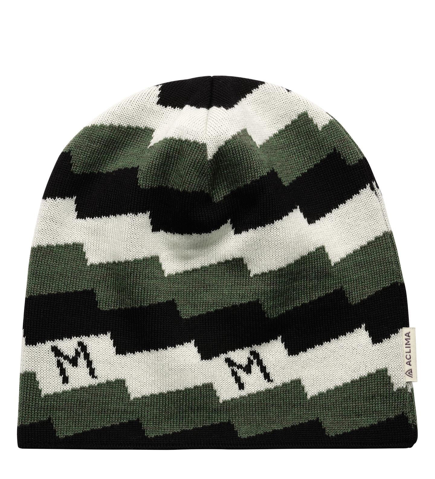 Aclima Lars Monsen Beanie Jet Black/Olive Night