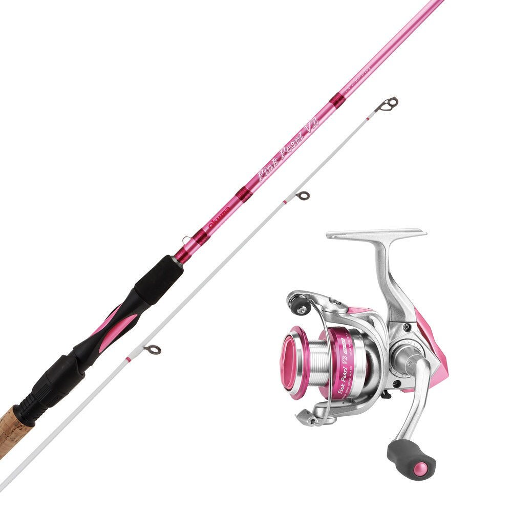 Okuma Combo Pink Pearl V2 7'1 213cm 5-20g - Pink Pearl 3000 - 0,19mm braid