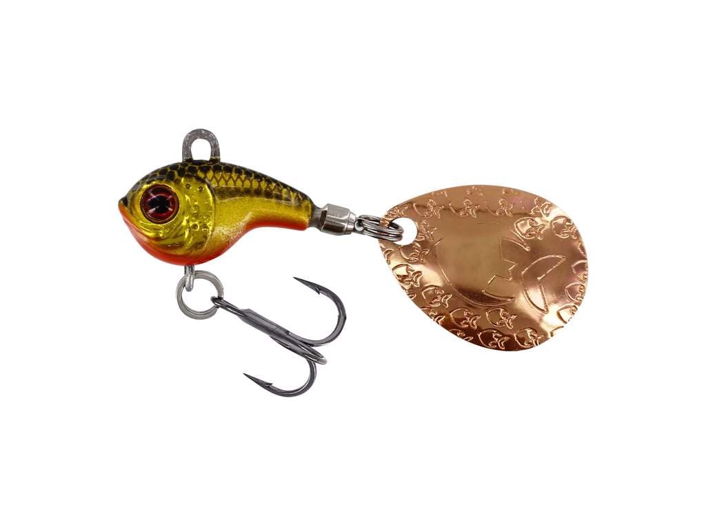 Westin DropBite Tungsten Spin Tail Jig 1,8cm 9g Gold Rush