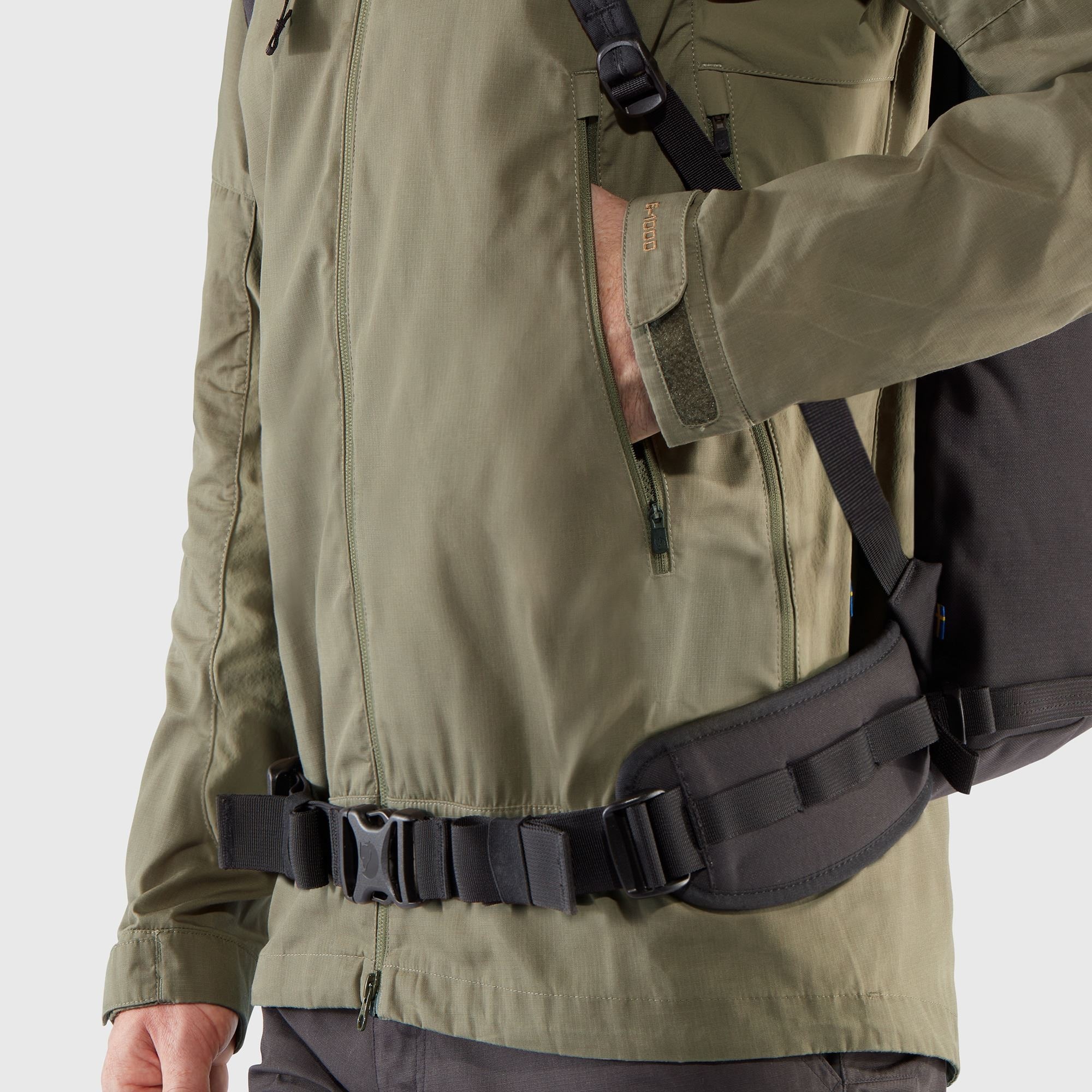 Fjällräven Abisko Lite Trekking Jacket M Buckwheat Brown - Dark Grey