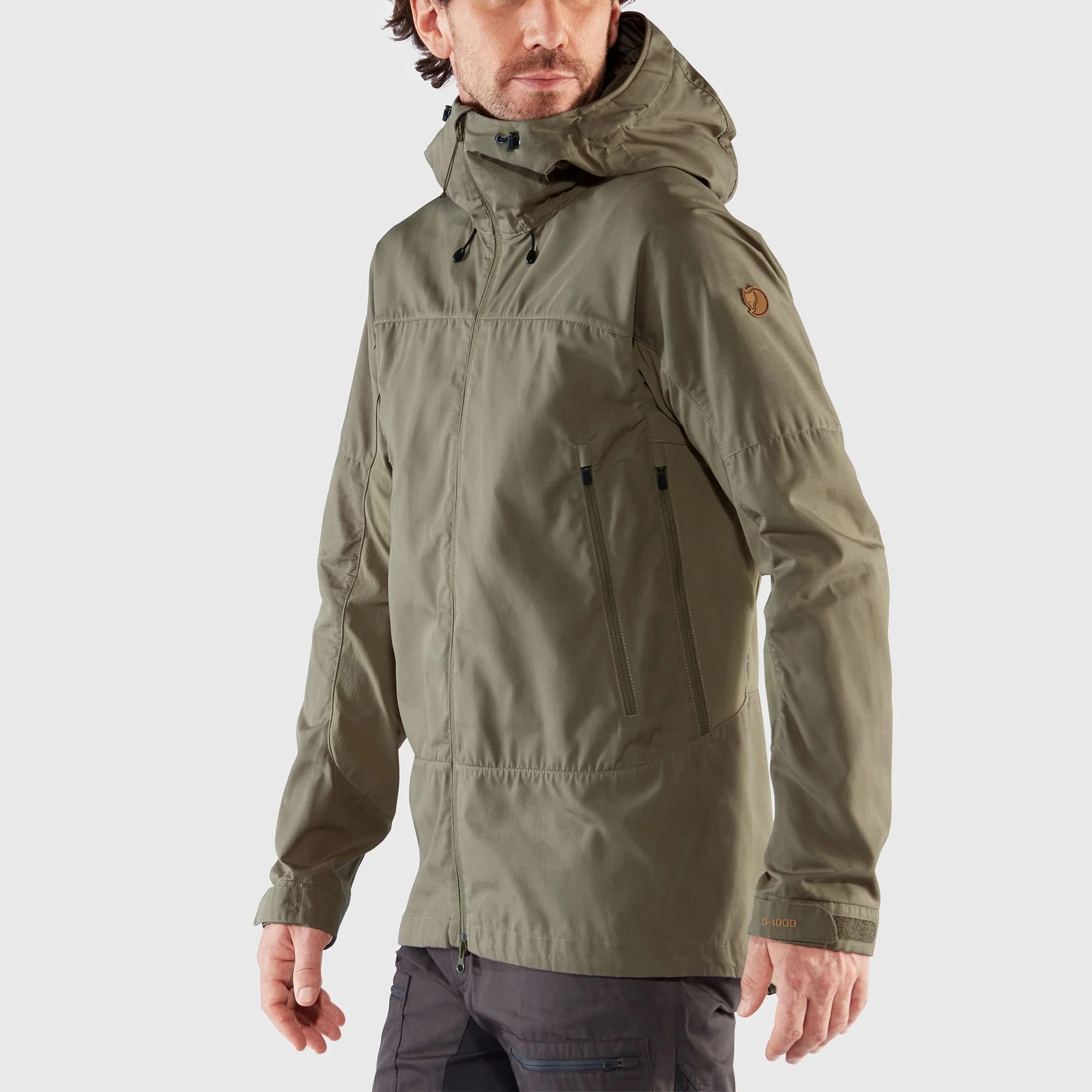 Fjällräven Abisko Lite Trekking Jacket M Buckwheat Brown - Dark Grey