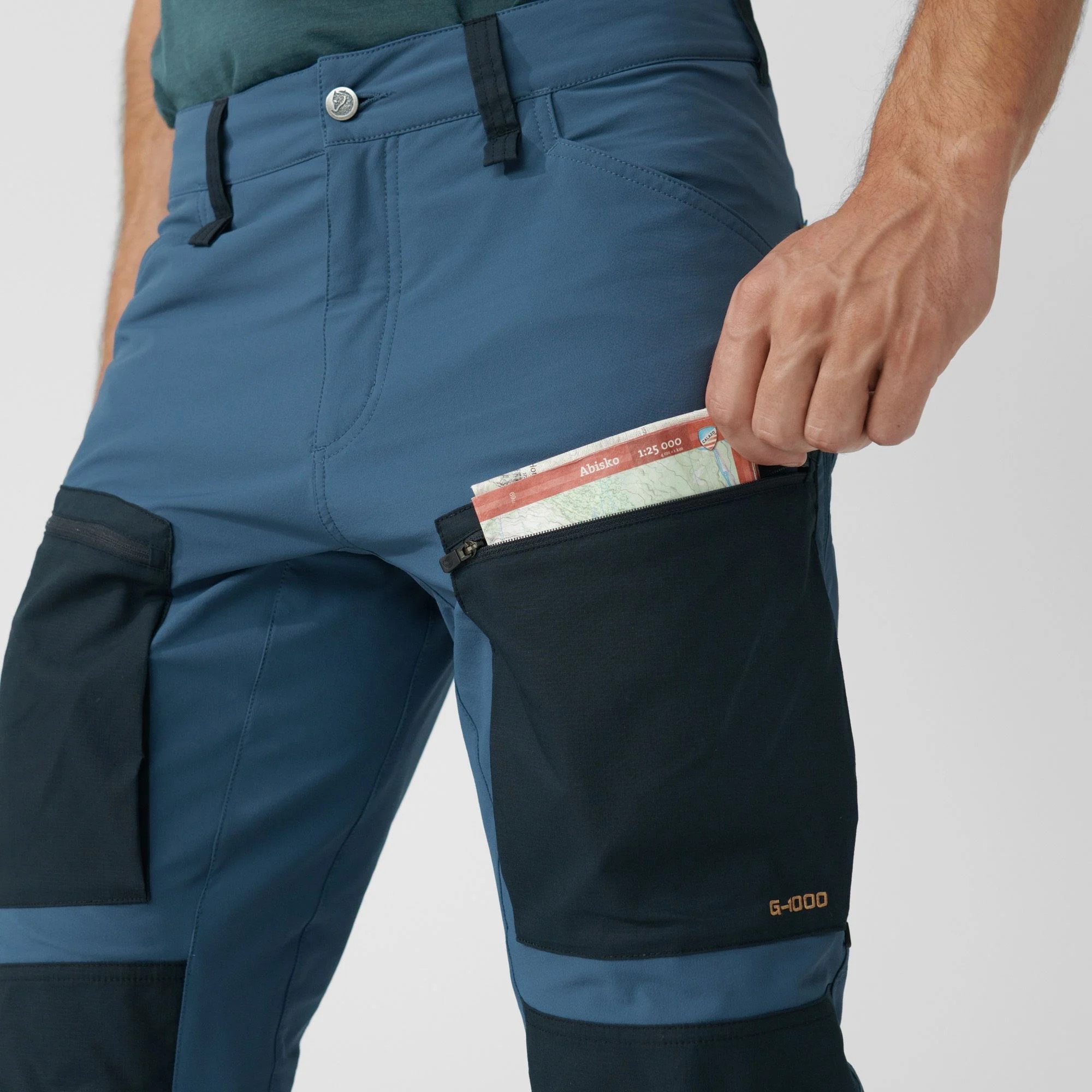 Fjällräven Keb Agile Trousers M Short Autumn Leaf - Dark Navy