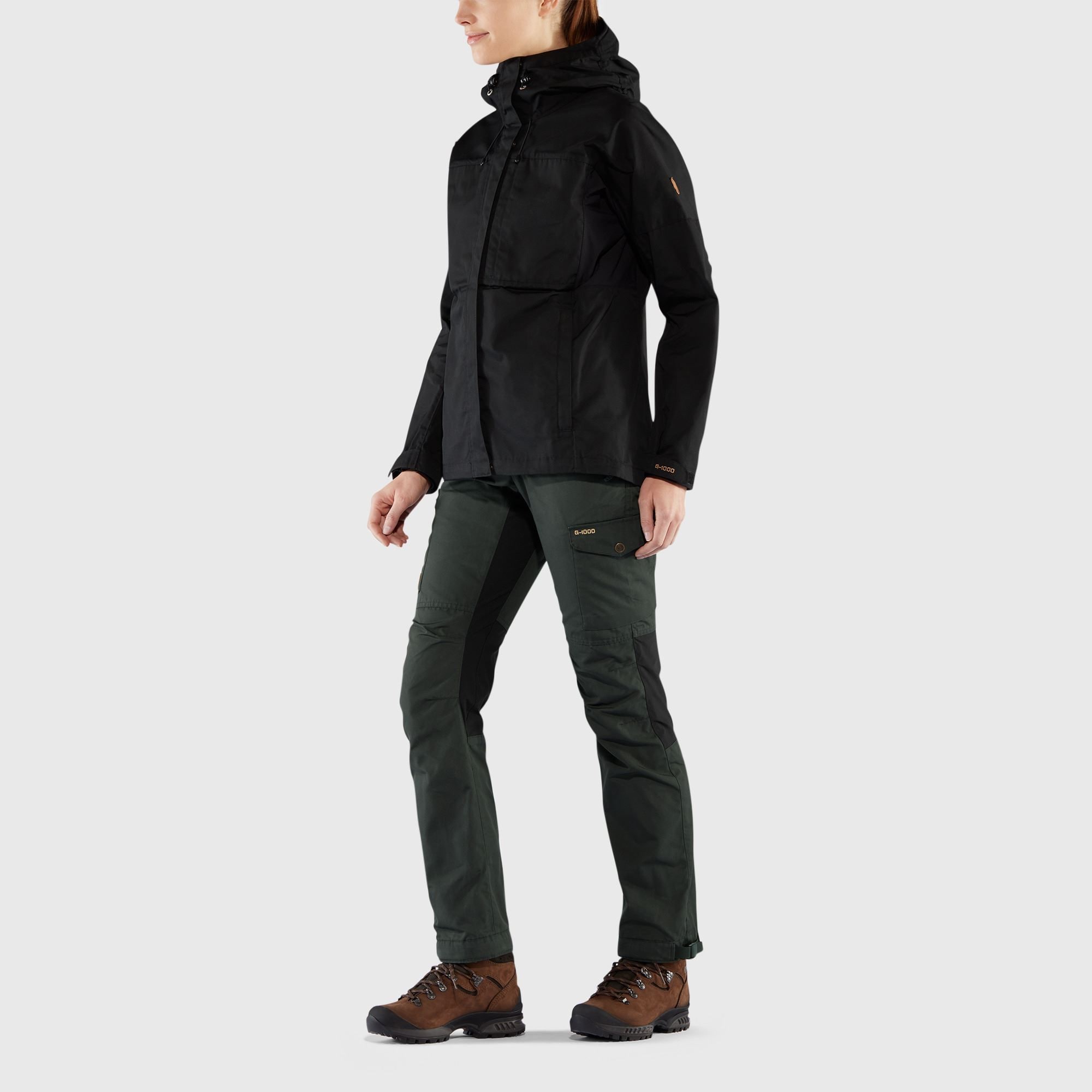 Fjällräven Kaipak Trousers Curved W Patina Green