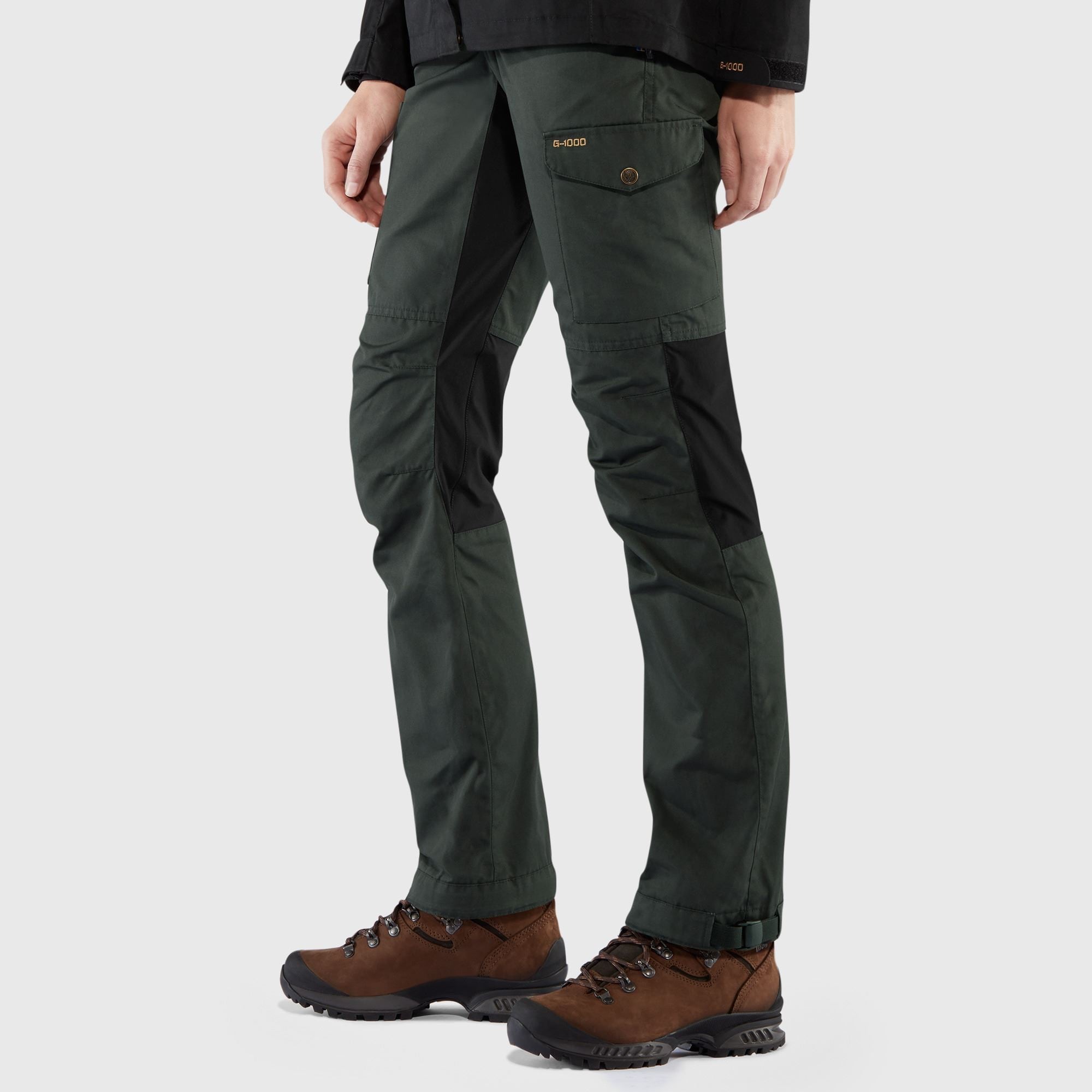 Fjällräven Kaipak Trousers Curved W Patina Green