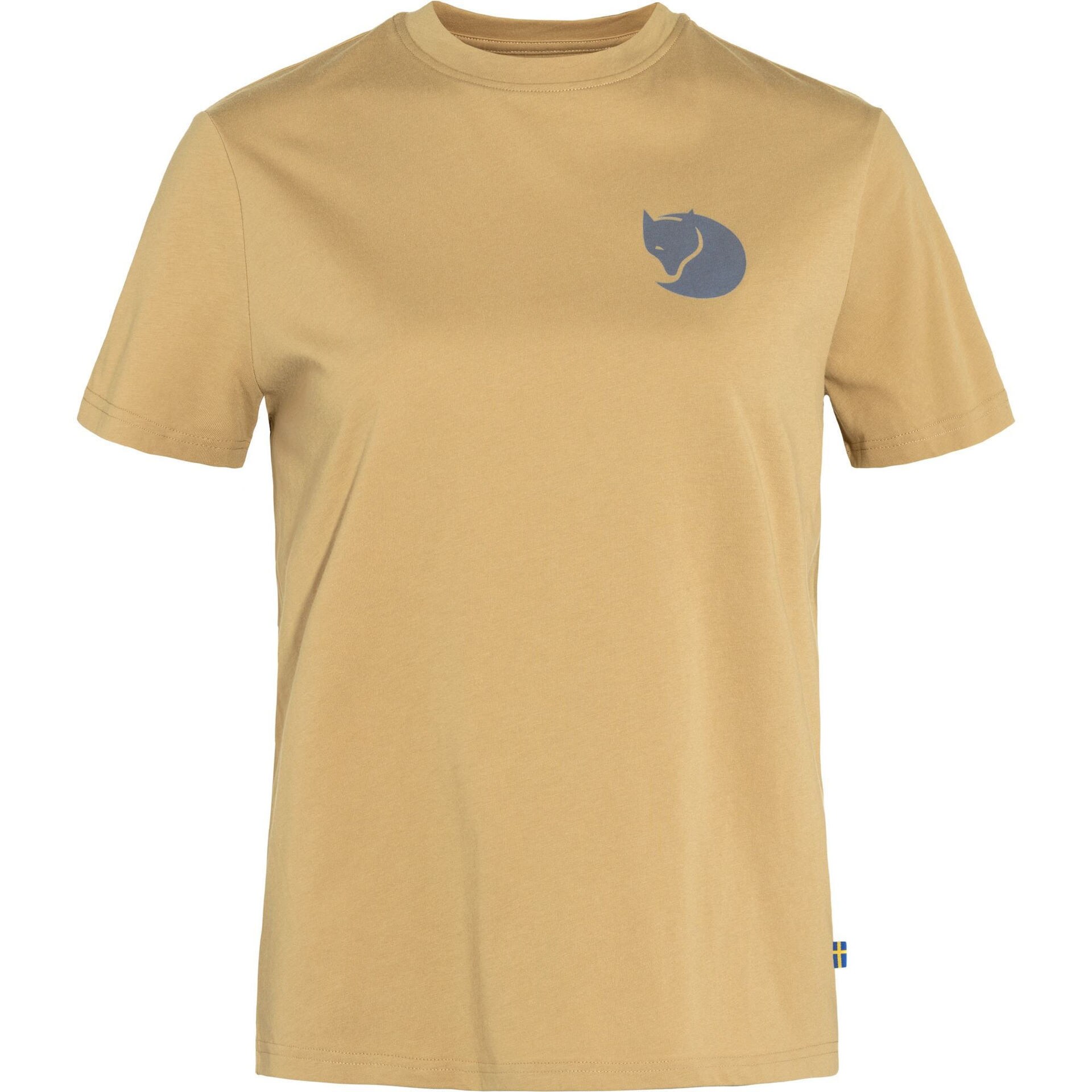 Fjällräven Fox Boxy Logo Tee W Dune Beige