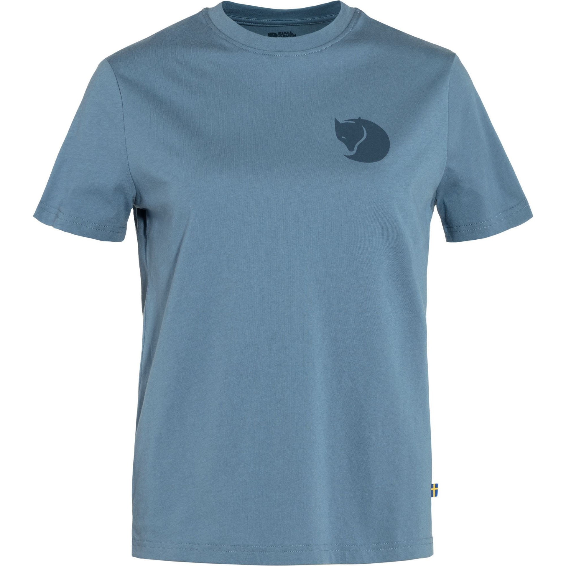 Fjällräven Fox Boxy Logo Tee W Dawn Blue