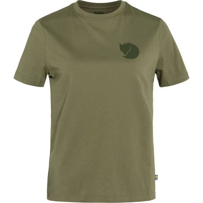 Fjällräven Fox Boxy Logo Tee W Green