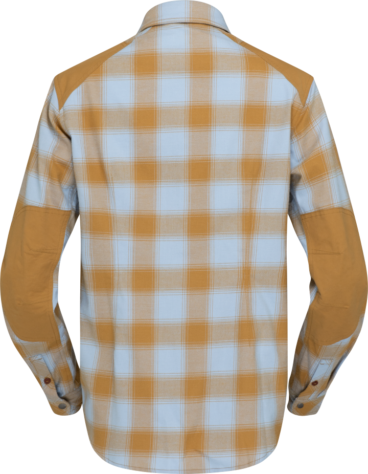 Norrøna svalbard flannel Shirt (W) Blue Fog/Camelflage Utgått
