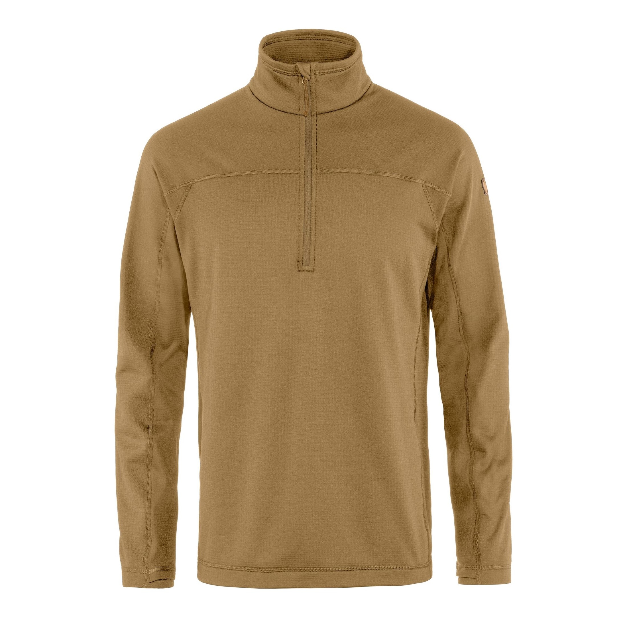 Fjällräven Abisko Lite Fleece Half Zip M Buckwheat Brown