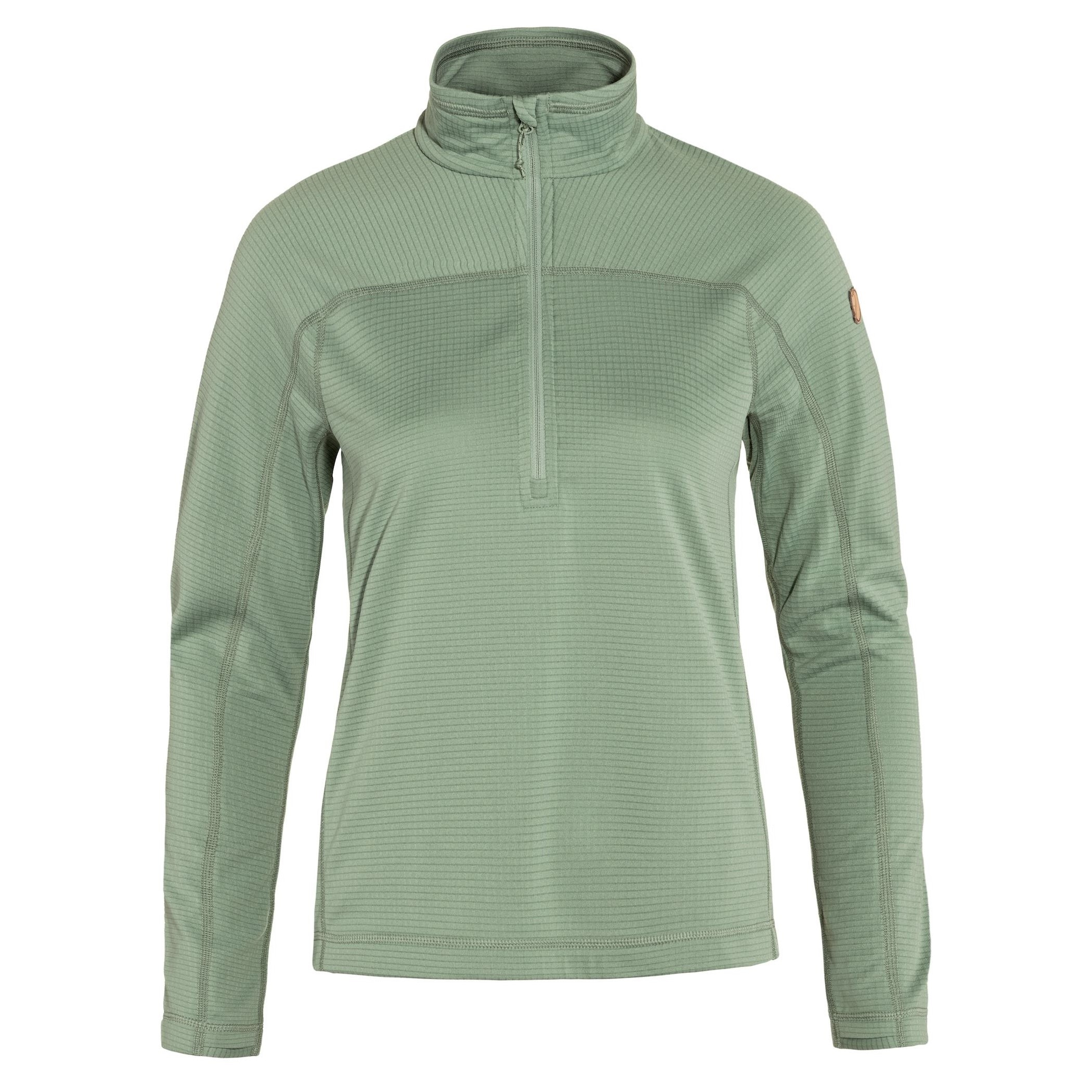 Fjällräven Abisko Lite Fleece Half Zip W Misty Green