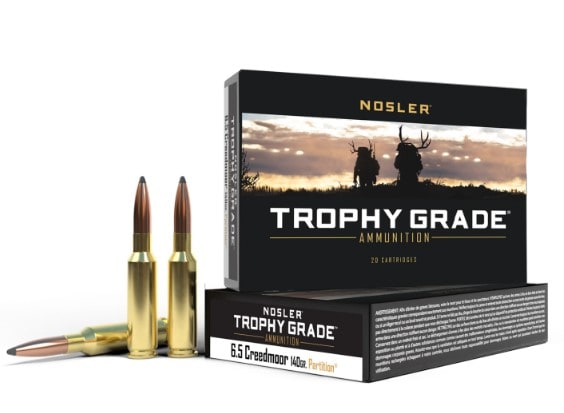 Nosler Partition 6,5 Creedmoor 140gr Trophy Grade Ammunisjon