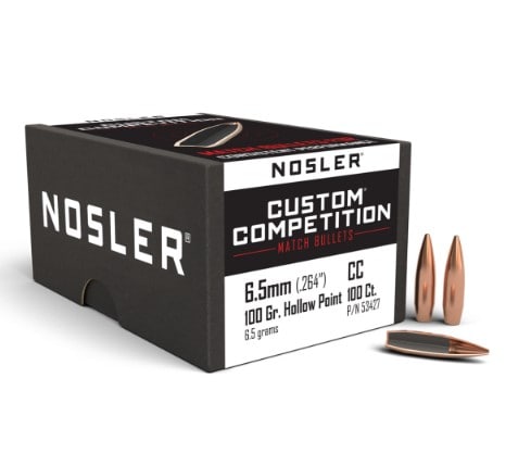 Nosler Custom Competition 6,5mm 100gr HPBT Kuler