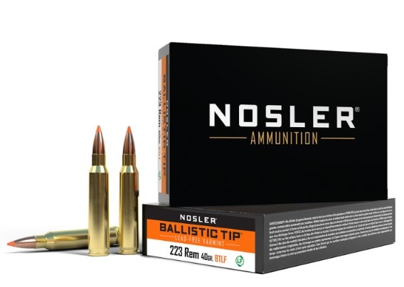Nosler Ballistic Tip Varmint Lead Free 223 Remington 40gr Ammunisjon
