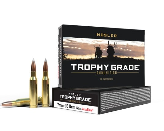 Nosler AccuBond® 7mm-08 Rem 140gr Trophy Grade Ammunisjon