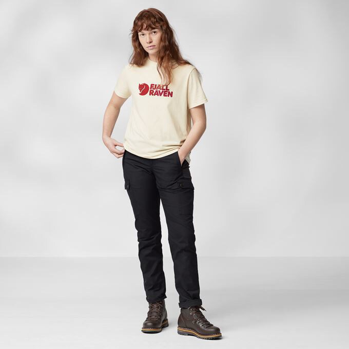 Fjällräven Logo Tee W Grey - Melange