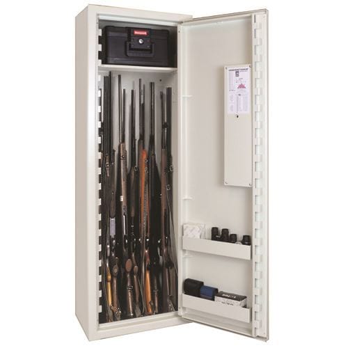 Våpenskap Scandinavian Safe SP8E Hvit m/Kodelås