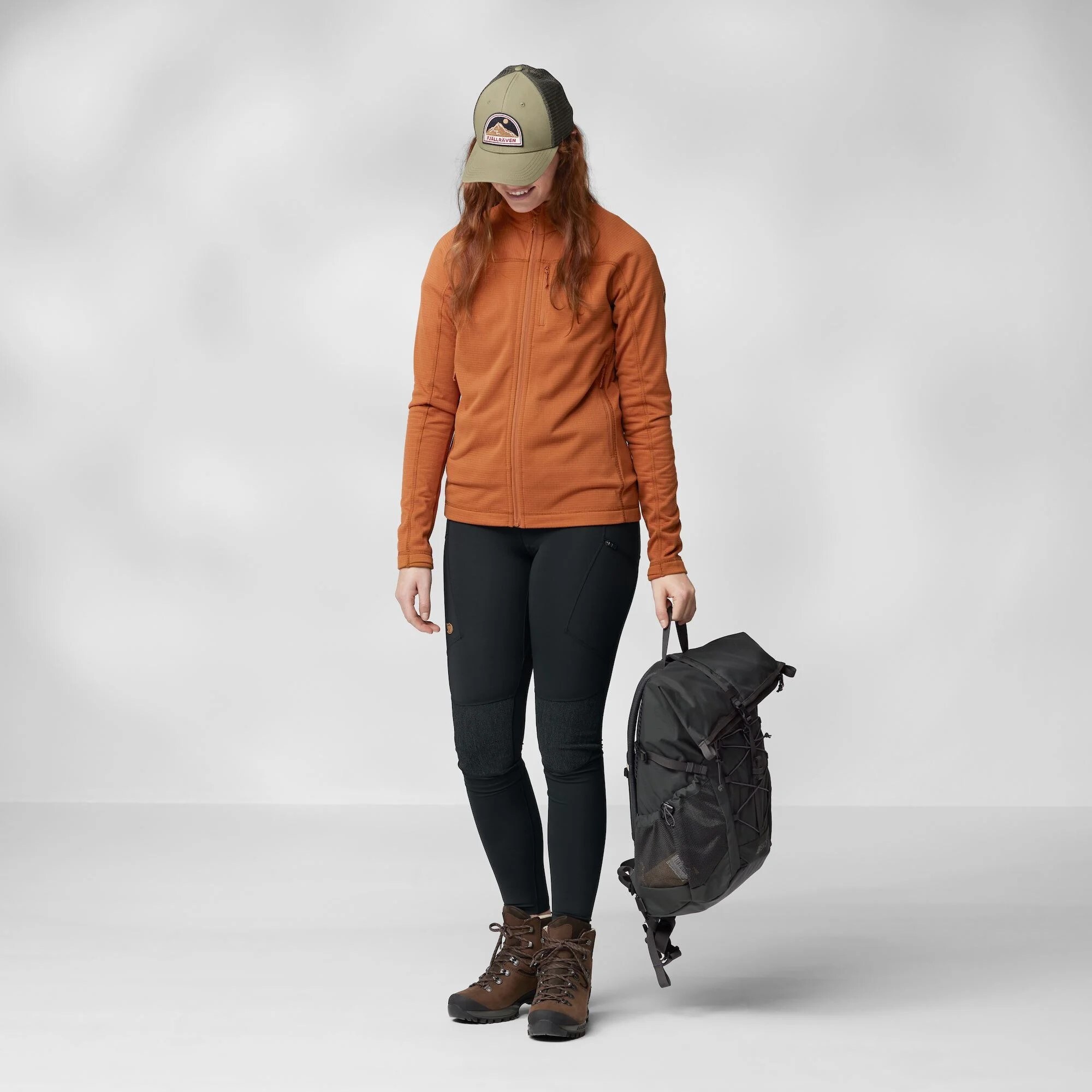 Fjällräven Abisko Lite Fleece Jacket W Terracotta Brown