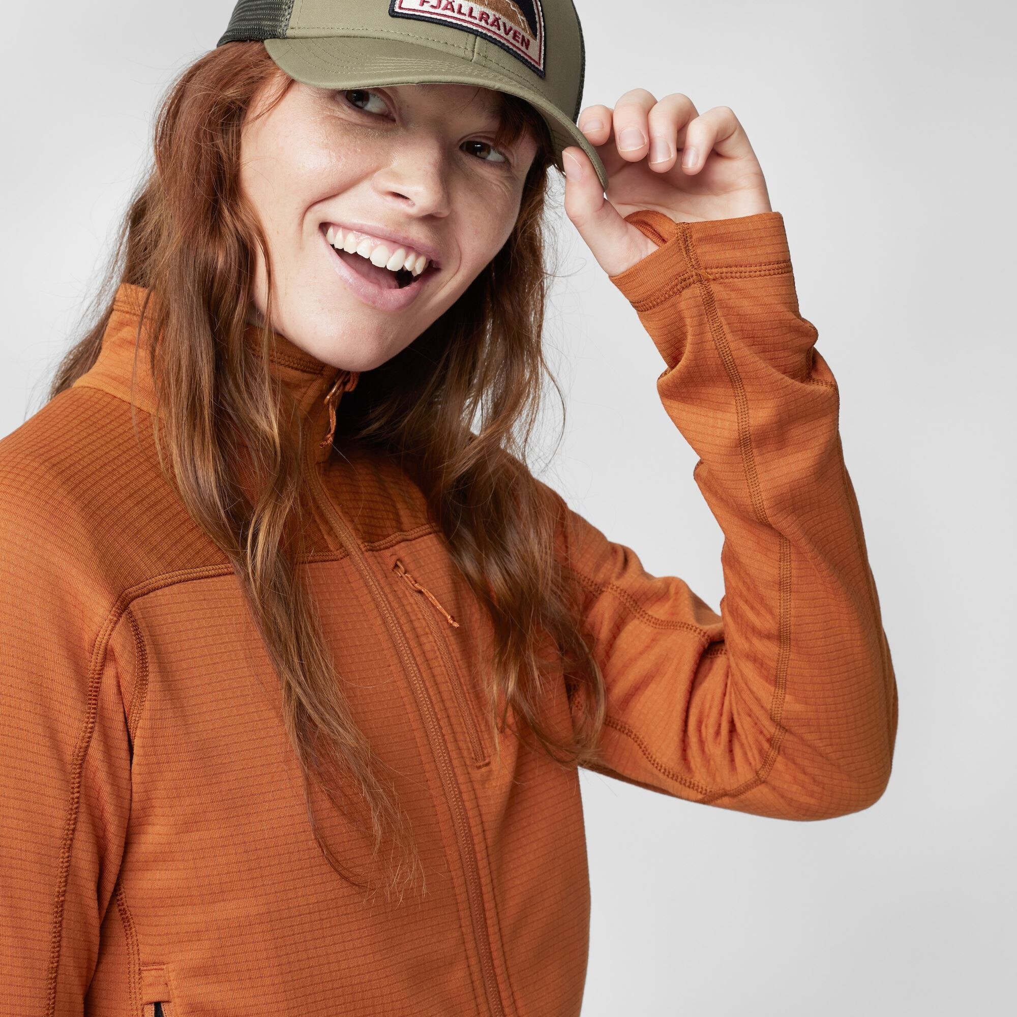 Fjällräven Abisko Lite Fleece Jacket W Terracotta Brown