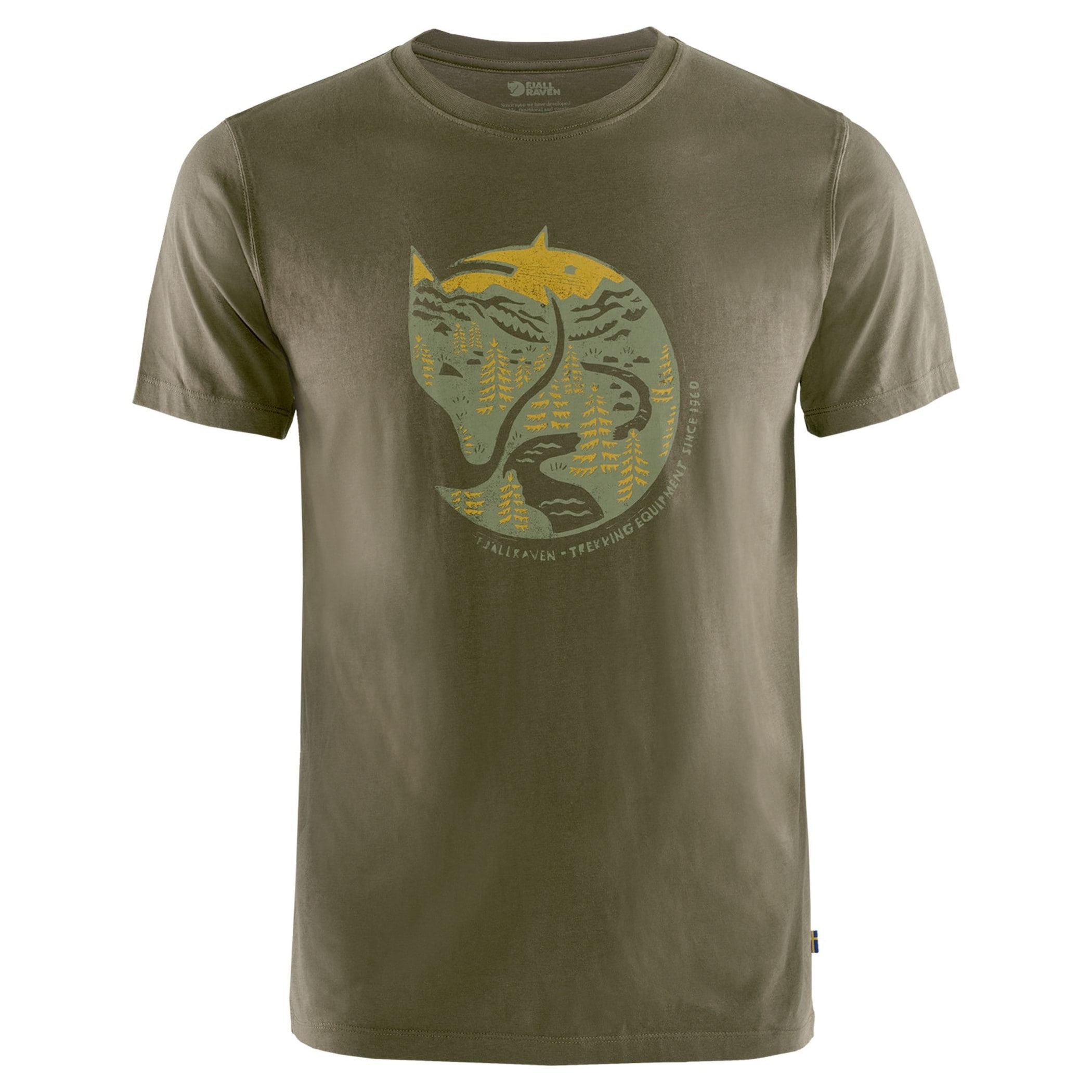 Fjällräven Arctic Fox T-Shirt M Dark Olive