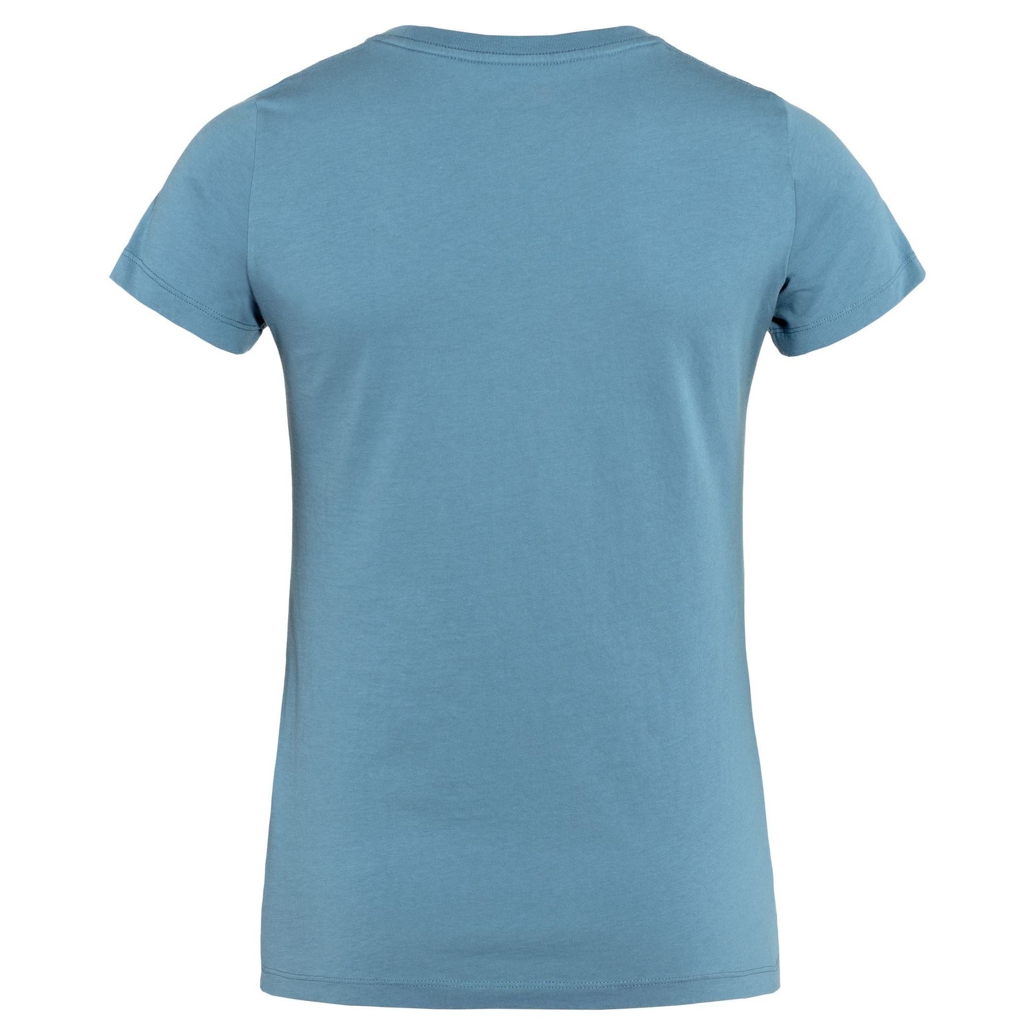Fjällräven Arctic Fox Print T-Shirt W Dawn Blue - Terracotta Brown