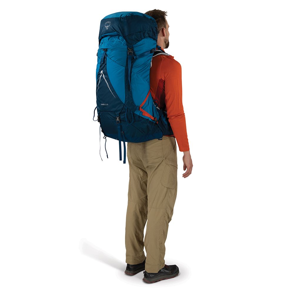 Osprey Atmos AG LT 65 Night Shift/Scoria Blue S/M