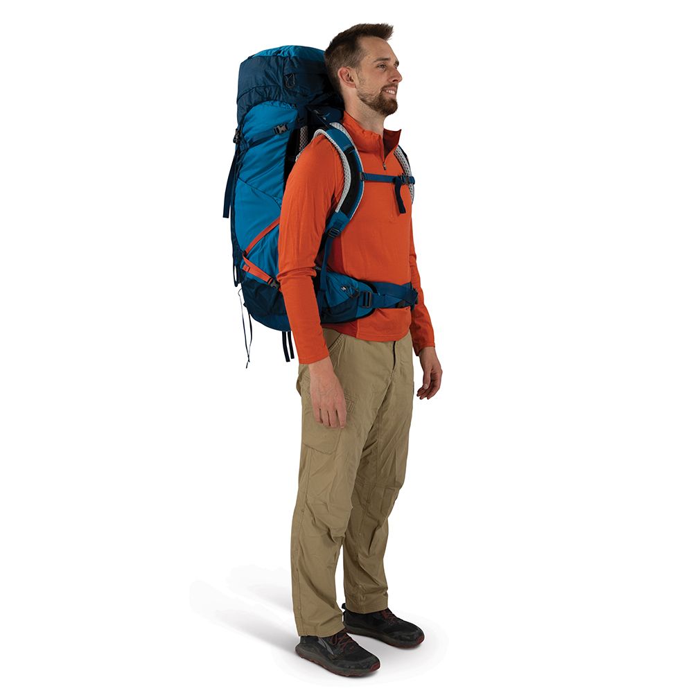 Osprey Atmos AG LT 65 Night Shift/Scoria Blue L/XL