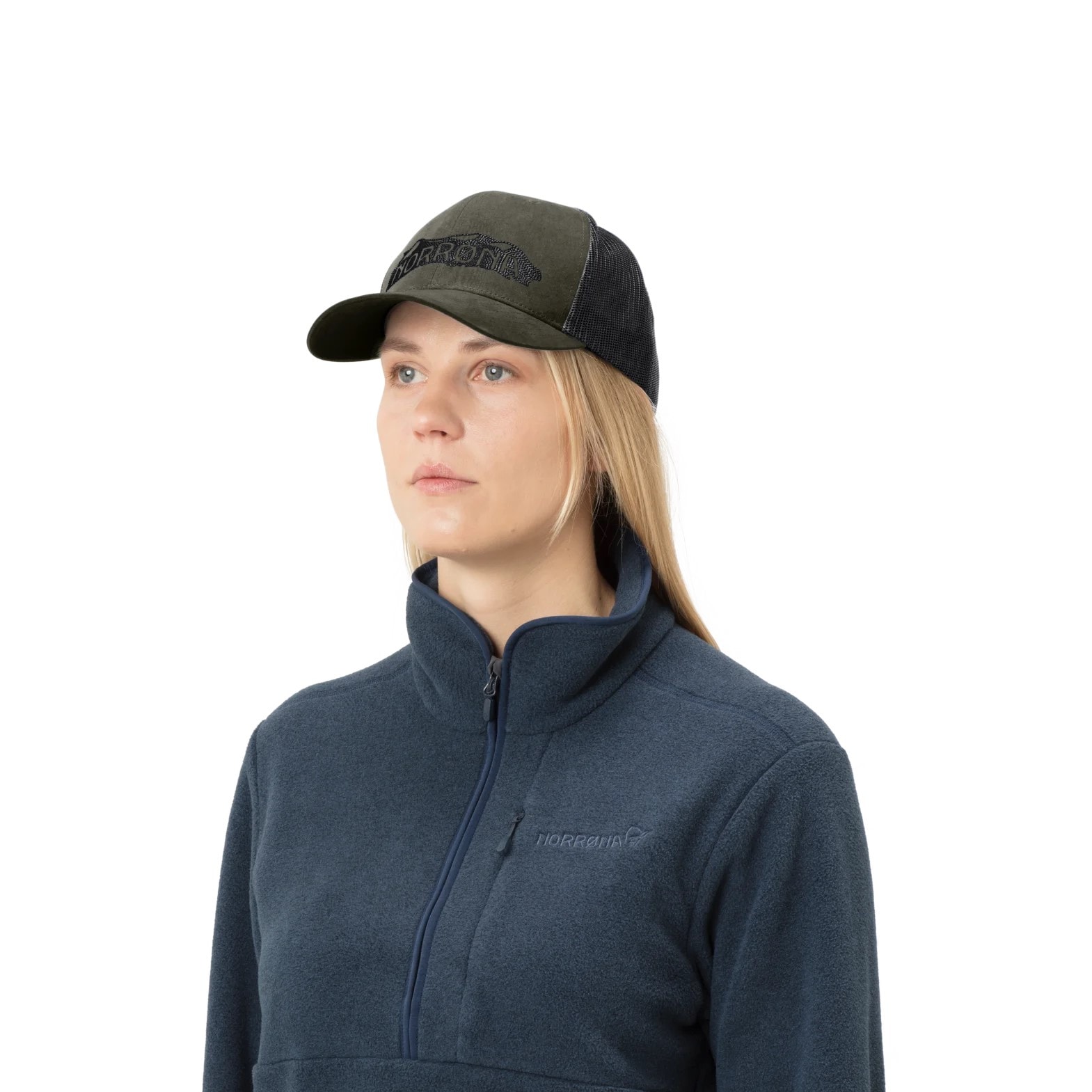 Norrøna /29 Trucker Mesh Snap Back Cap Olive Night/Caviar
