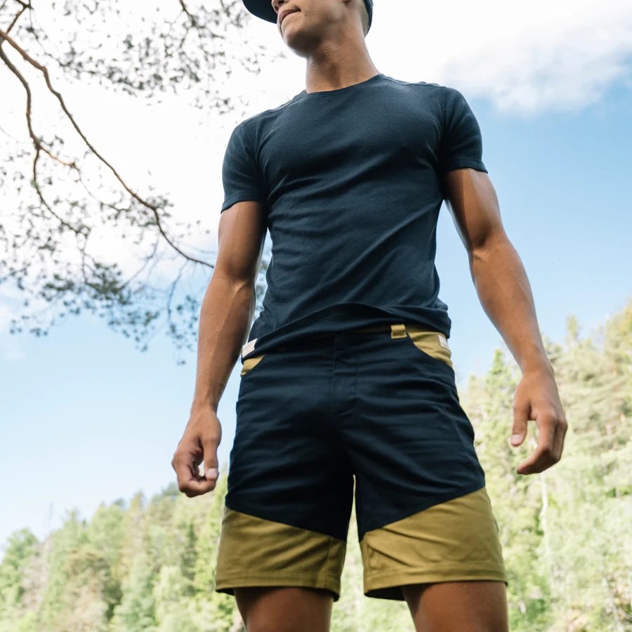 Tufte Hazel Leisure Shorts Sky Captain/Green Moss