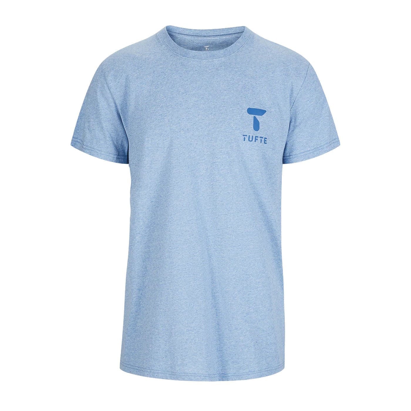 Tufte Eco Brand Tee M Quiet Harbor Melange