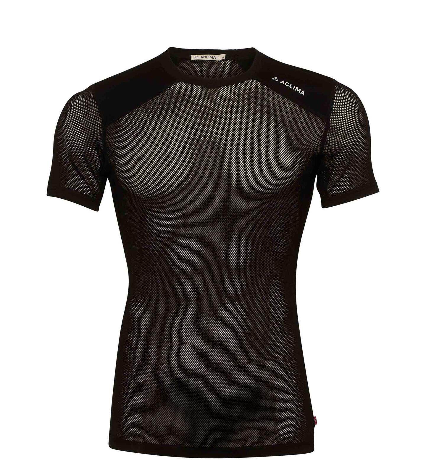 Aclima Woolnet Light T-shirt M Jet Black