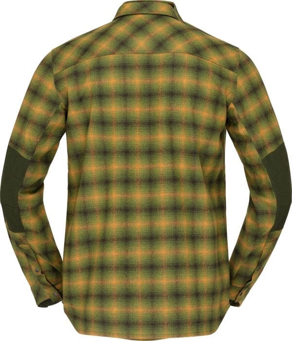 Norrøna Finnskogen Wool Shirt (M) Olive Night Utgått