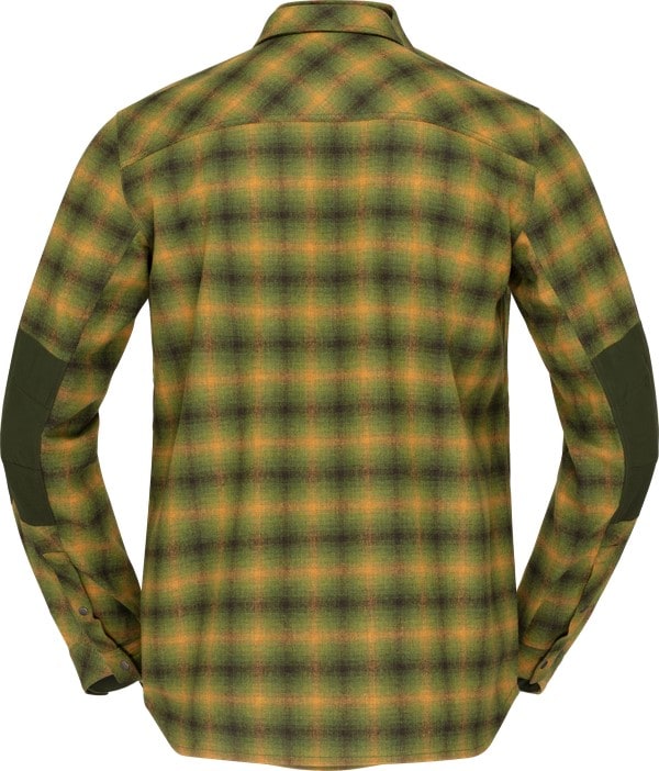 Norrøna Finnskogen Wool Shirt (M) Olive Night