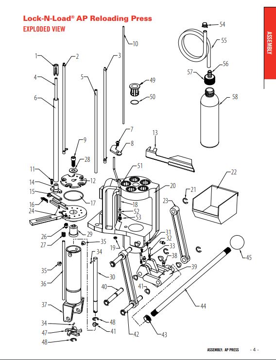 Hornady Parts Toggle Assembly AP #392232