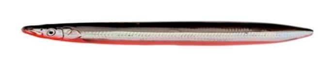 Savage Gear Line Thru Sandeel 110mm 15g 10-Black & Red UV