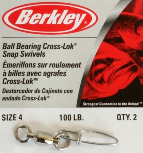 Berkley McMahon Kulelagersvivel m/hempe 6
