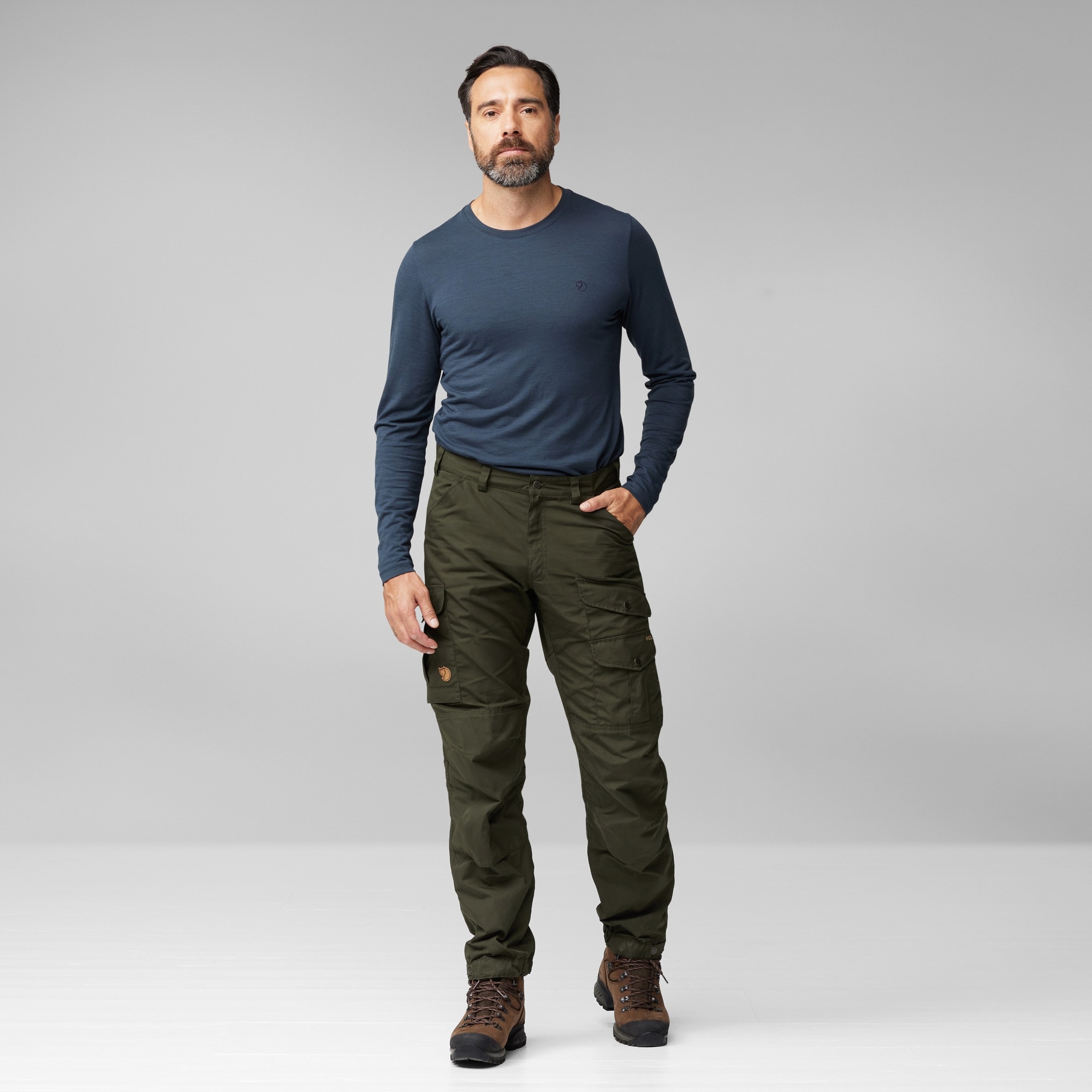 Fjällräven Vidda Pro Trousers Regular M Dark Grey - Black