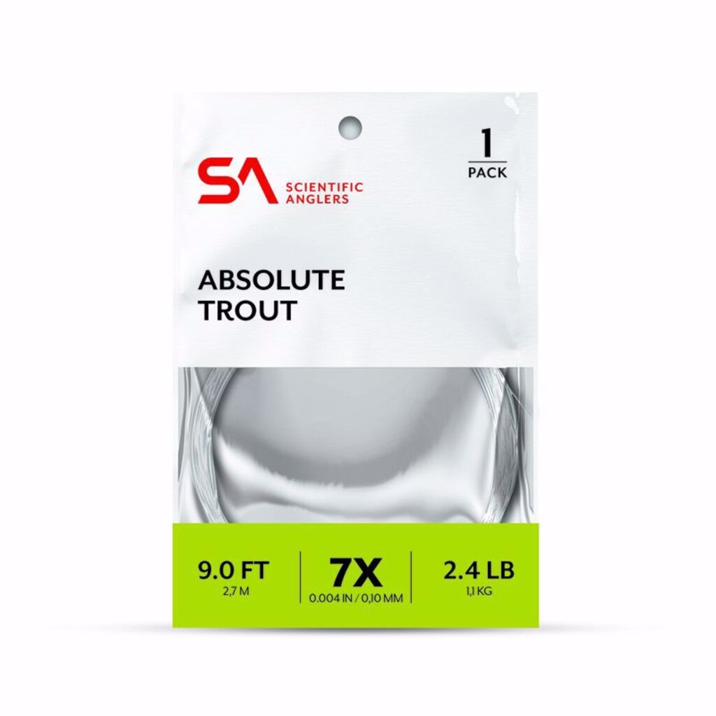 SA Absolute Trout Leader 7,5` 1X 0,25mm