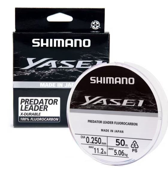Shimano Line Yasei Fluoro Leader 50m 0,35mm 8,08kg Grey