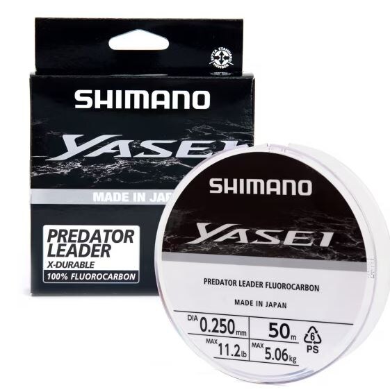 Shimano Line Yasei Fluoro Leader 50m 0,28mm 6,32kg Grey